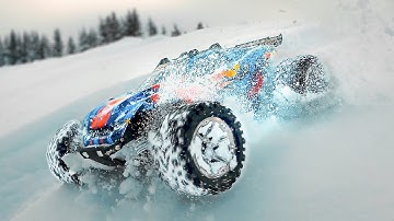 Traxxas Rustler 4x4 VXL | Mountain Snow Adventure  [4K]
