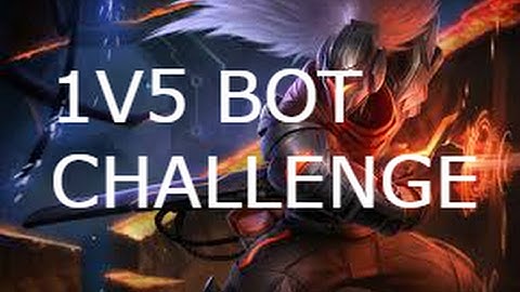 League of Legends - 1V5 BOT CHALLENGE (DOUBLELIFT AND BROFRESCO)