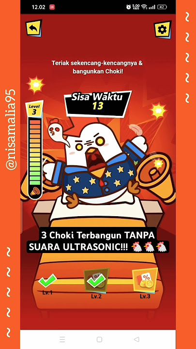 🐔 TANPA SUARA ULTRASONIC, 3 Choki Terbangun! Main Teriak Shopee Mode Hadiah