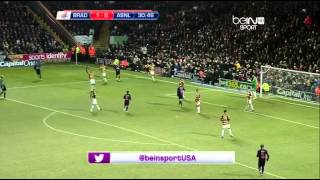 Bradford City v Arsenal 11thDec2012 1st Half US Commentary