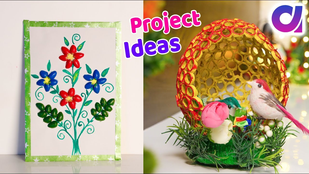 5 Best out of waste diy crafts ideas | Project ideas | Artkala ...