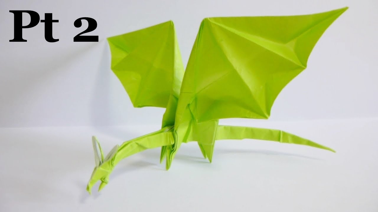 Origami Simple Dragon Part2 折り紙 シンプルなドラゴン Origami Dragon Origami Artist Origami Butterfly