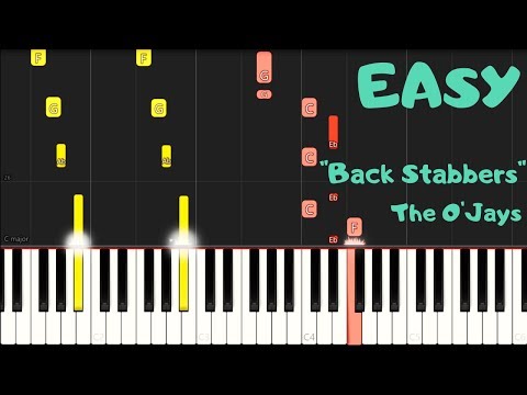 "back-stabbers"-by-the-o'jays---easy-piano-tutorial