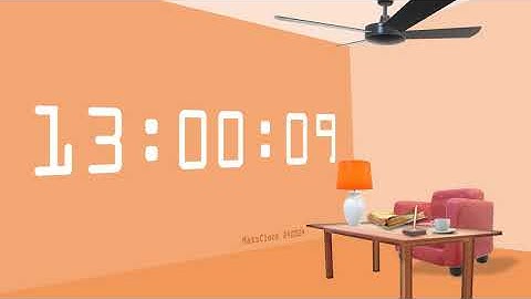 Free Digital Clock for PowerPoint - MatsClock 240034