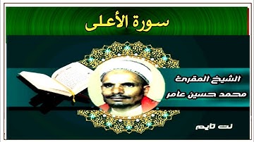 سورة الاعلى للقارئ الشيخ محمدحسين عامر
