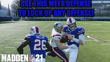 LEARN THE META MADDEN 21 DEFENSE ALL THE PROS USE! EASILY LOCK UP ANY OFFENSE! TIPS & TRICKS