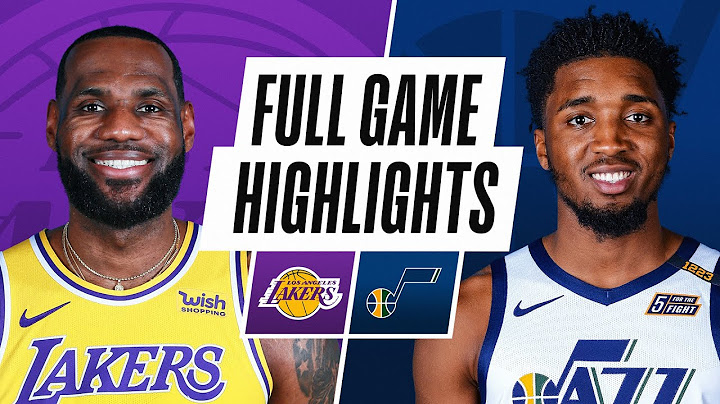 LAKERS at JAZZ | FULL GAME HIGHLIGHTS | February 24, 2021