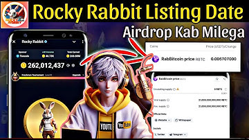 Rocky Rabbit New Telegram Bot Minimg Full details video|Ton Blockchain project|Rocky Rabbit Mining|