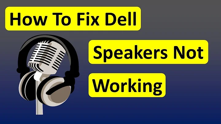 How To Fix Dell Speakers Not Working | Pc Speakers Not Working | Speaker Not working Windows 10/11