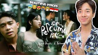 ANGGIS DEVAKI & BETRAND PUTRA ONSU - PERCUMA (OFFICIAL MUSIC VIDEO) | REACTION