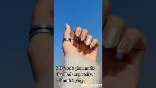 Cat eye French set giving soft glam luxury vibes ✨#pressonnails #cateyenails #frenchnails   #viral
