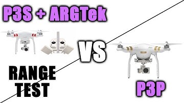 DJI Phantom 3 Standard with ARGTek vs Phantom 3 Pro - Range Test