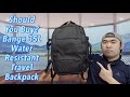 Should you buy bange 35l water resistant travel backpack