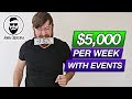 Earn 5000 per week hosting local events on meetup eventbrite and facebook