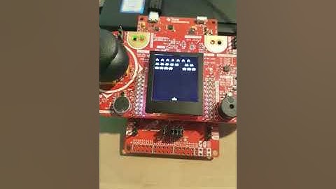 Space invaders on MSP432 Launchpad (german)
