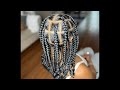 Coi Leray Braids | Jumbo Knotless Box Braids With Curly Ends | Tutorial | Clean parts