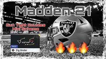 Gun Tight Doubles Mini Scheme // #MaddenNFL21