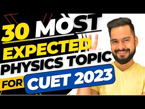 30 Most Expected Topic for CUET 2023 | Sachin sir