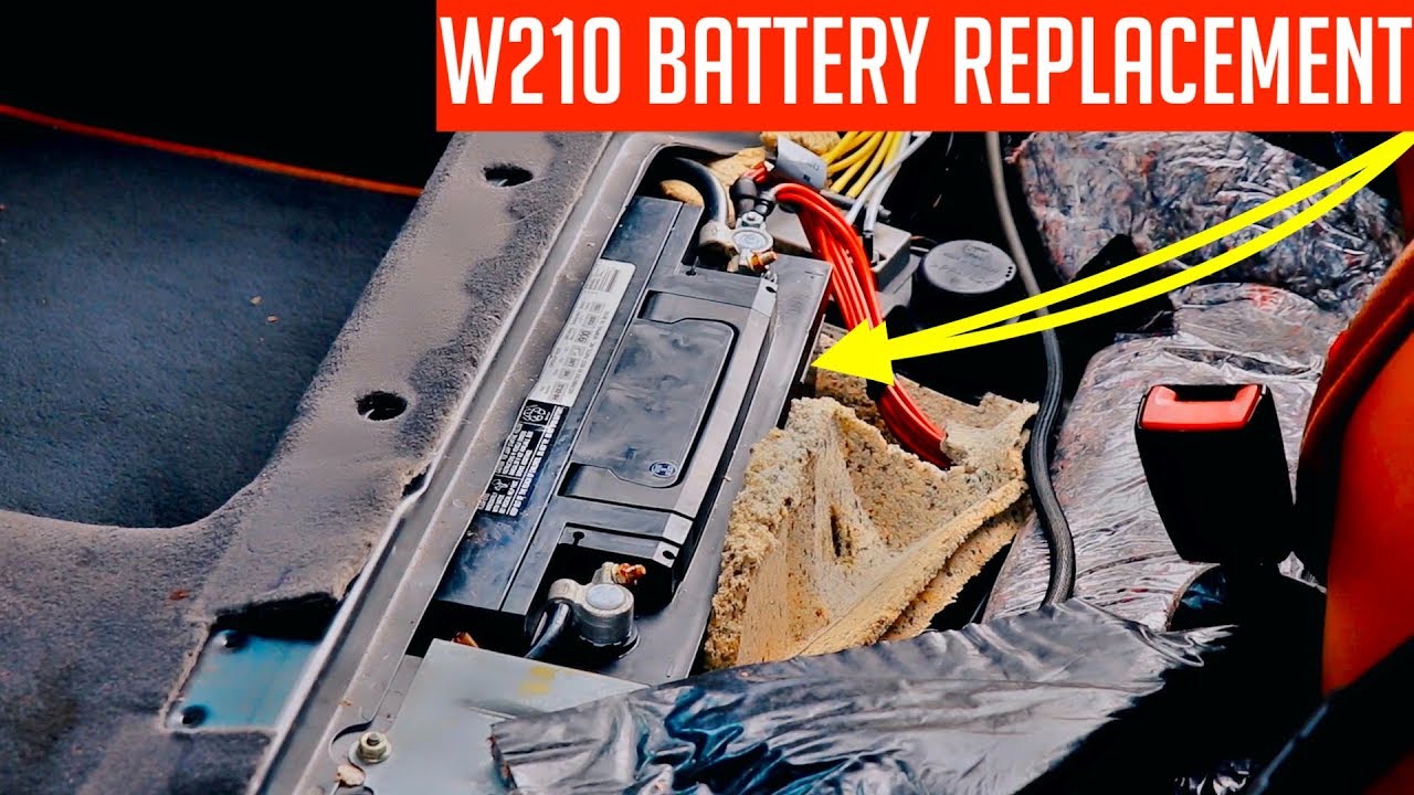 How to Change Battery on Mercedes E Class W210 W210