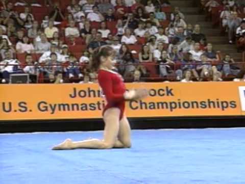 Dominique Moceanu Floor Exercise 1997 U S Gymnastics