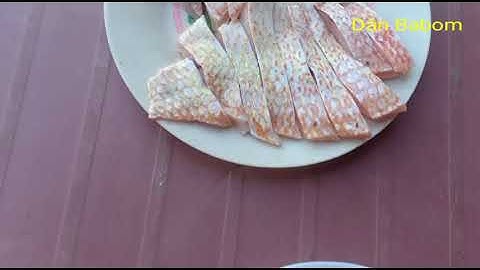 Cá diêu hồng phi lê chiên xù ngon đúng điệu