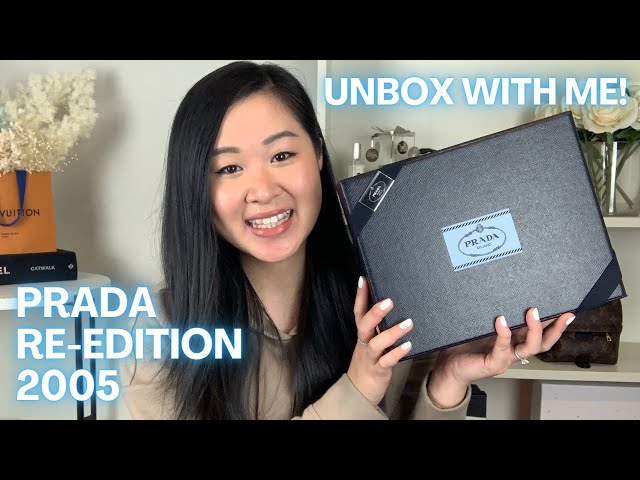 Prada Unboxing, Re-Nylon Pouch With Strap, What Fits