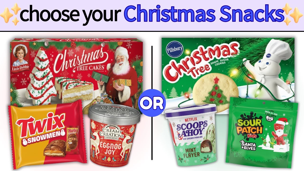 This or That?🍬 Christmas Food: Snack Edition
