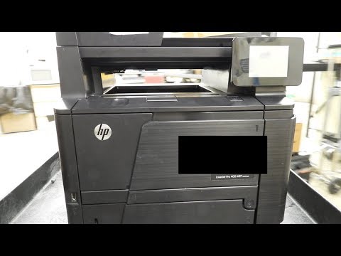 How to replace a fuser on an HP LaserJet Pro 400 MFP M425dn