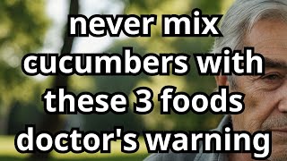 Seniors: Never Mix Cucumbers With These 3 Foods - Doctor's Warning