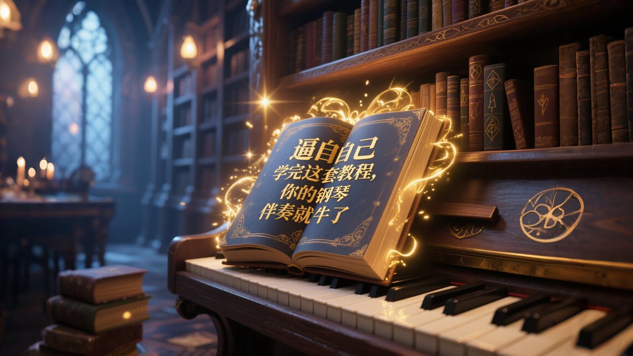 逼自己学完这套教程，你的钢琴伴奏就牛了！ #钢琴 #钢琴教程 #youtube #youtuber #music