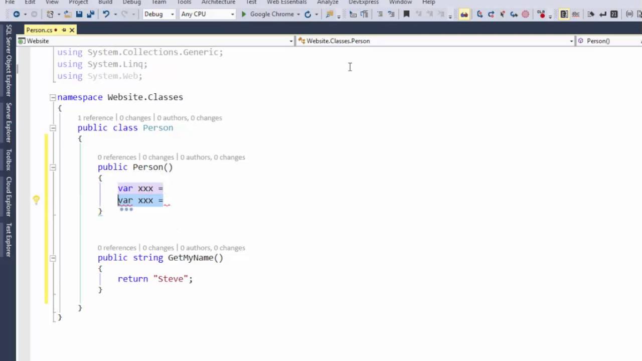 C Constructor Example YouTube