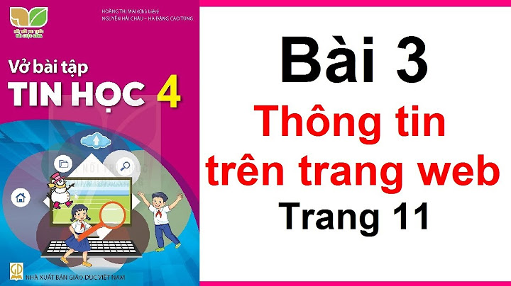 Bài tập tin học lớp 4 đại học sư phạm