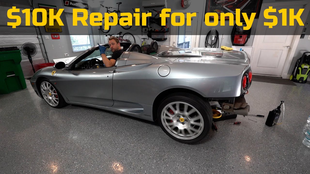 saving-10k-ferrari-360-heat-exchanger-failure-youtube