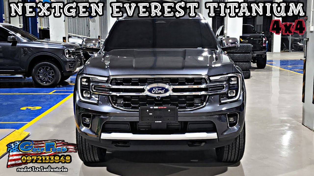 NEW FORD EVEREST TITANIUM BI-TURBO 4X4 สีเทา METEO GREY รถที่ฮอตและหา ...