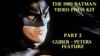 1989 Batman Guber Peters Feature Video Press Kit Part 2 1989Batmanmovie.com RARE Making Of