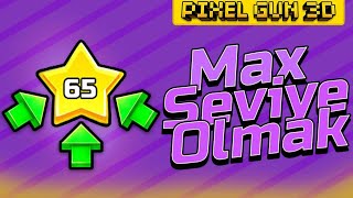 Pixel Gun 3D En Hızlı Şekilde Max(65) Seviye Olmak !? (2024)