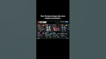 Rust Console old gen skin store rotation skin pack…#shorts #rust #rustconsole