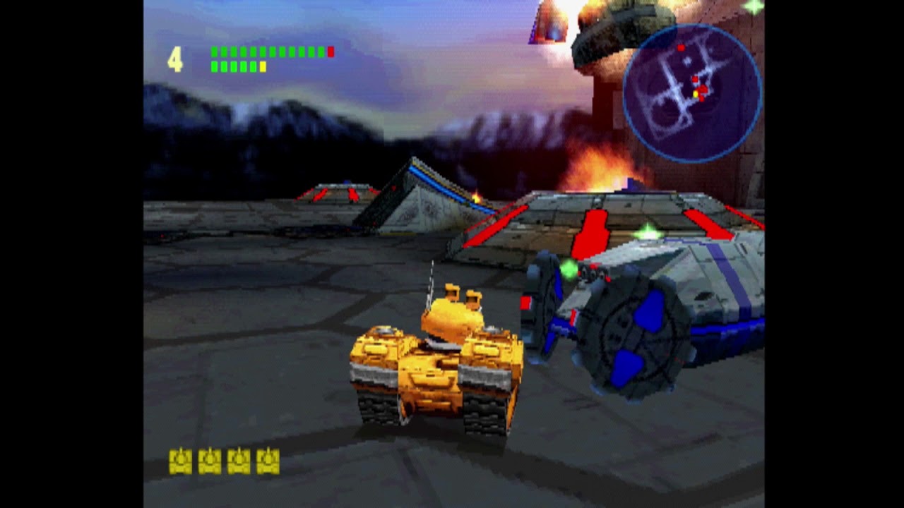 Tiny Tank PS1 Gameplay 