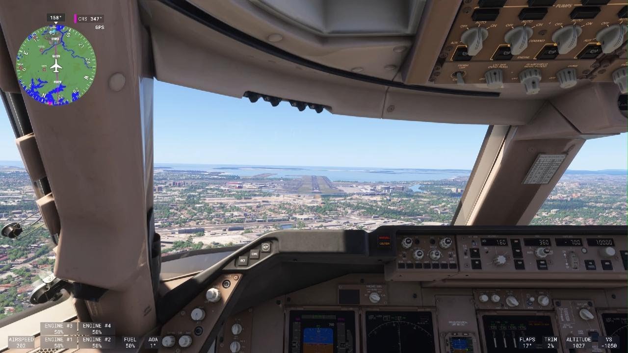 Boeing B747 landing at Sydney Australia. BUTTER!!!!!!!