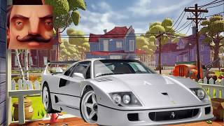 Hello Neighbor - My New Neighbor Ferrari & ? History Gameplay Walkthrough screenshot 5