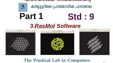 ICT Tutorials Std 9 Chapter 5 RasMol 1