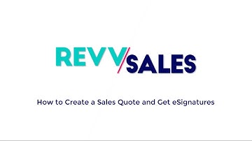 How to create sales quotes and get eSignatures