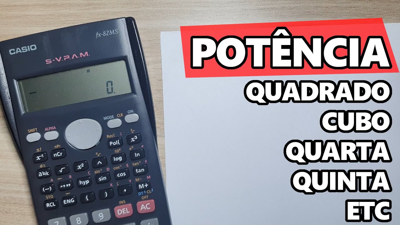Elevar a quarta, quinta, sexta potência na calculadora científica - YouTube