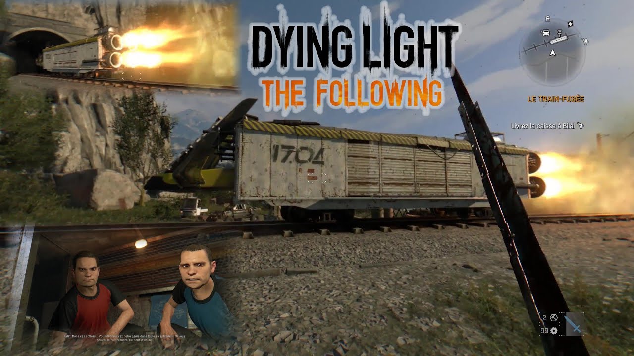 Dying Light The Following: Le train Fusée - Mission secondaire - YouTube