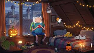 Adventure Time Rainy Attic Radio ☔ Beats to Relax/Study to on a Spooky Cozy Night