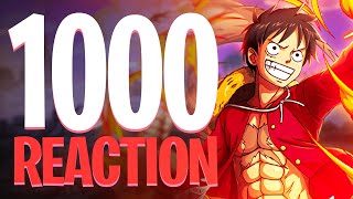 ONE PIECE - CHAPTER 1000 LIVE REACTION