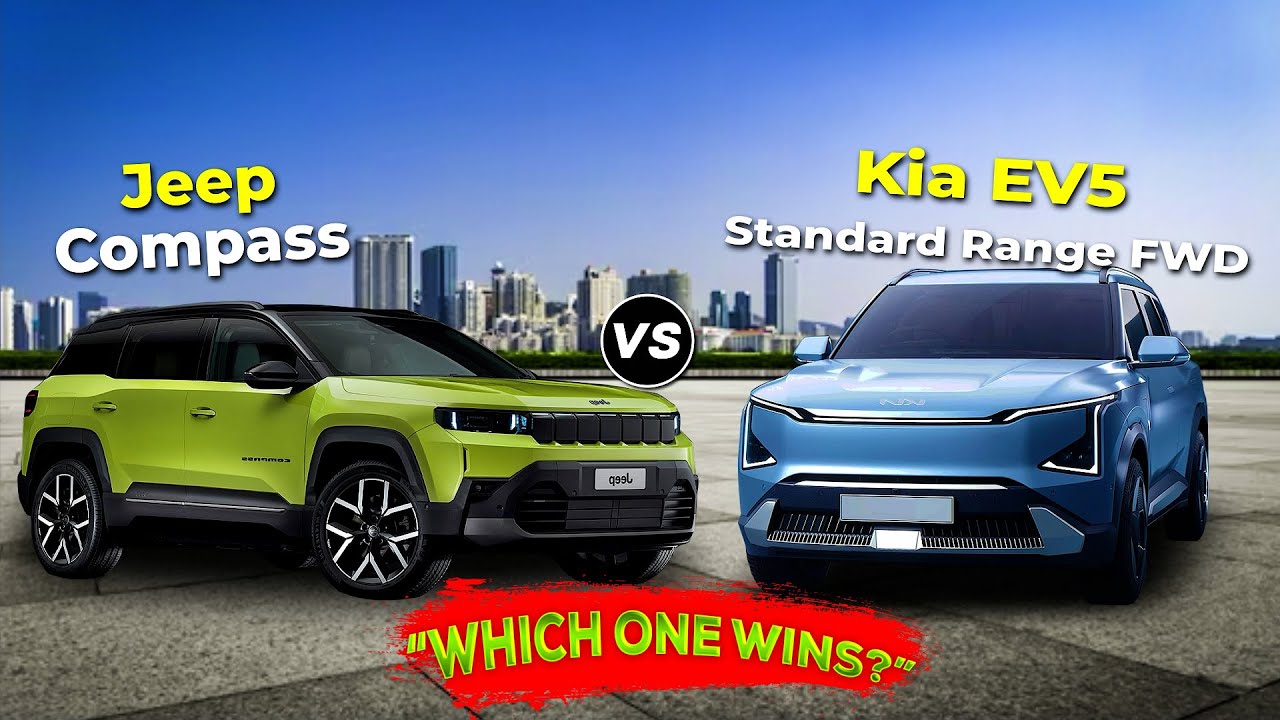 Which EV SUV is Better? Jeep Compass vs Kia EV5 (Standard FWD)