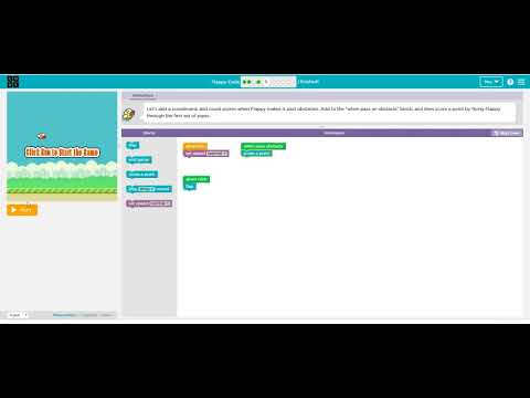 Code.Org Flappy Bird Tutorial