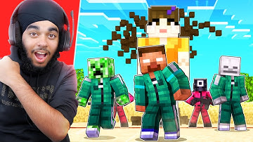 HEROBRINE GOING TO SQUID GAME