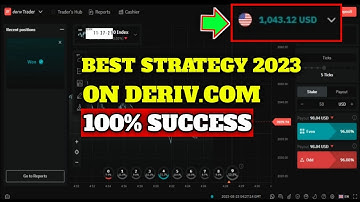 Best Strategy 2023 On Deriv.com - Duration 5 Tick Profit - 100% Success